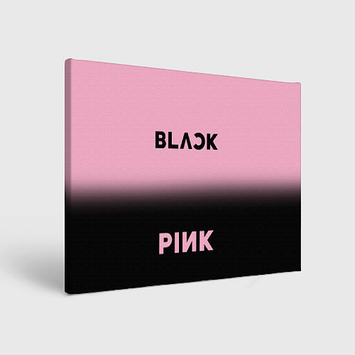 Картина прямоугольная Blackpink - розово-черный / 3D-принт – фото 1