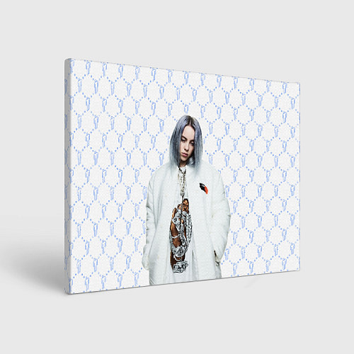 Картина прямоугольная BILLIE EILISH: White Fashion / 3D-принт – фото 1