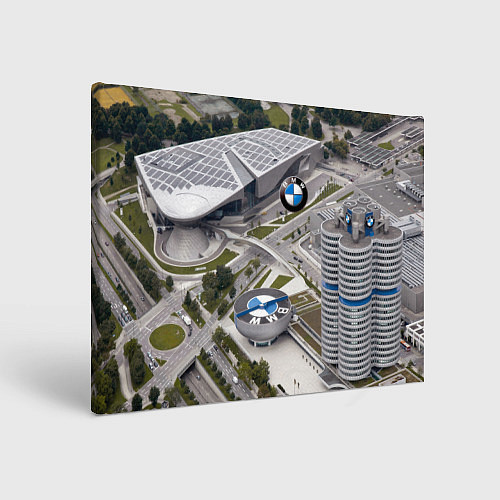 Картина прямоугольная BMW city / 3D-принт – фото 1