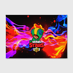 Холст прямоугольный BRAWL STARS LEON, цвет: 3D-принт — фото 2