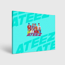 Холст прямоугольный Ateez, цвет: 3D-принт