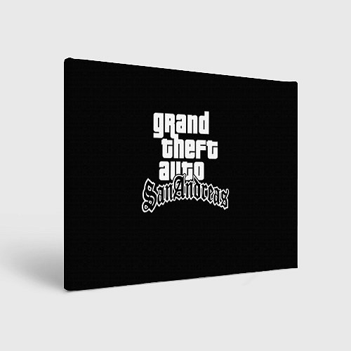 Картина прямоугольная GTA San Andreas / 3D-принт – фото 1