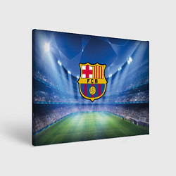 Холст прямоугольный FC Barcelona, цвет: 3D-принт