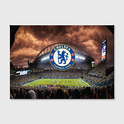 Холст прямоугольный FC Chelsea, цвет: 3D-принт — фото 2