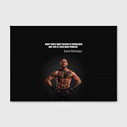 Холст прямоугольный Conor McGregor: Motivation, цвет: 3D-принт — фото 2