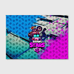 Холст прямоугольный BRAWL STARS 8 BIT, цвет: 3D-принт — фото 2