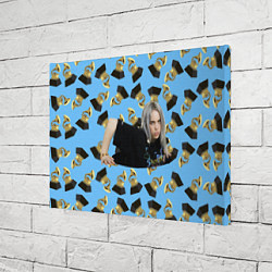 Холст прямоугольный Billie Eilish Grammy, цвет: 3D-принт — фото 2