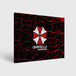 Холст прямоугольный UMBRELLA CORP, цвет: 3D-принт