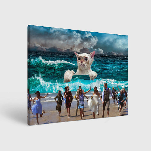 Картина прямоугольная Морской Кошак / 3D-принт – фото 1