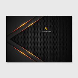 Холст прямоугольный PORSCHE, цвет: 3D-принт — фото 2