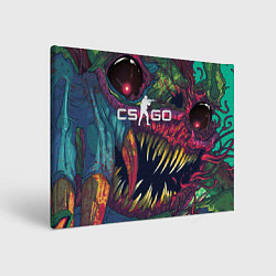 Холст прямоугольный CS GO Hyper Beast, цвет: 3D-принт