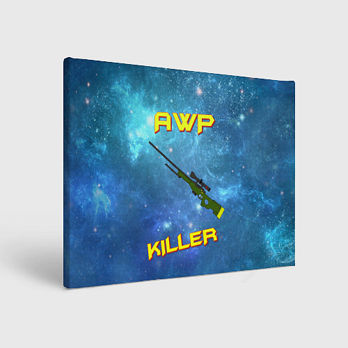 Картина прямоугольная AWP killer / 3D-принт – фото 1
