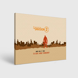 Картина прямоугольная Tom Clancy's The Division 2
