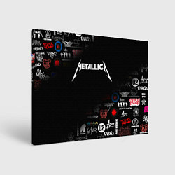 Холст прямоугольный Metallica, цвет: 3D-принт
