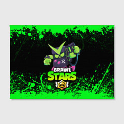 Холст прямоугольный BRAWL STARS VIRUS 8-BIT, цвет: 3D-принт — фото 2