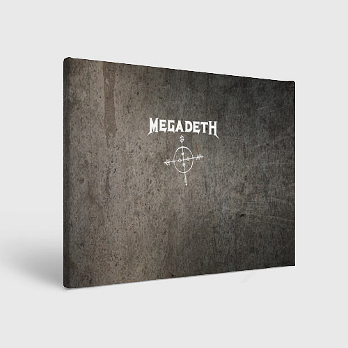 Картина прямоугольная Megadeth / 3D-принт – фото 1