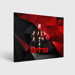Холст прямоугольный BTS, цвет: 3D-принт