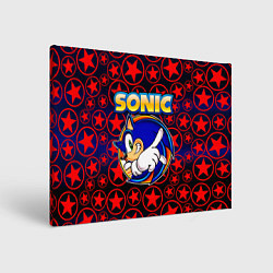 Холст прямоугольный Sonic, цвет: 3D-принт