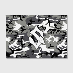 Холст прямоугольный Камуфляж Sabaton, цвет: 3D-принт — фото 2