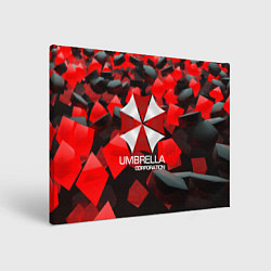 Холст прямоугольный Umbrella Corp, цвет: 3D-принт