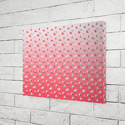 Холст прямоугольный Пижамный цветочек, цвет: 3D-принт — фото 2