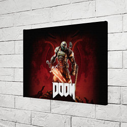 Холст прямоугольный Doom, цвет: 3D-принт — фото 2