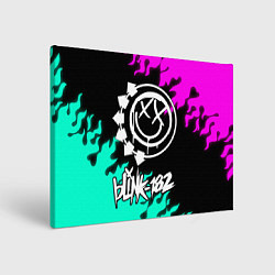Холст прямоугольный Blink-182 5, цвет: 3D-принт