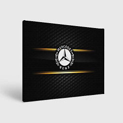 Холст прямоугольный Mercedes-Benz, цвет: 3D-принт
