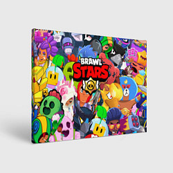 Картина прямоугольная BRAWL STARS ВСЕ БРАВЛЕРЫ