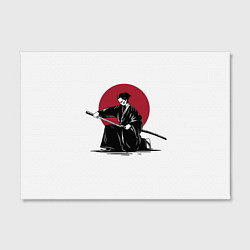 Холст прямоугольный Японский самурай Z, цвет: 3D-принт — фото 2