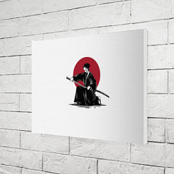 Холст прямоугольный Японский самурай Z, цвет: 3D-принт — фото 2
