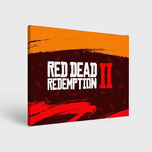 Картина прямоугольная RED DEAD REDEMPTION 2 / 3D-принт – фото 1