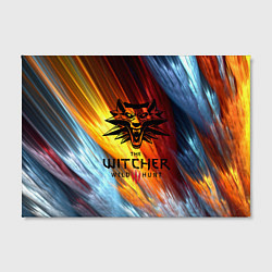 Холст прямоугольный The Witcher Ведьмак Logo, цвет: 3D-принт — фото 2