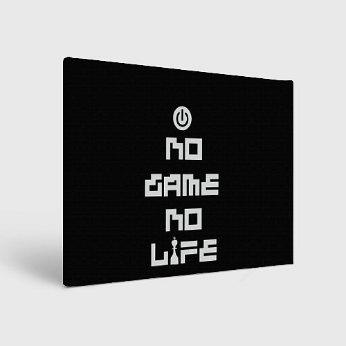 Картина прямоугольная NO GAME NO LIFE / 3D-принт – фото 1