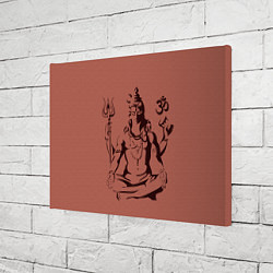 Холст прямоугольный Бог Шива, цвет: 3D-принт — фото 2