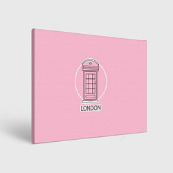 Картина прямоугольная Телефонная будка, London