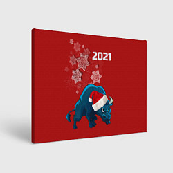 Картина прямоугольная Бык 2021
