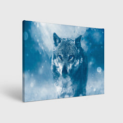 Холст прямоугольный Волк, цвет: 3D-принт