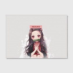 Холст прямоугольный Nezuko, цвет: 3D-принт — фото 2