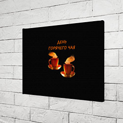 Холст прямоугольный День горячего чая, цвет: 3D-принт — фото 2