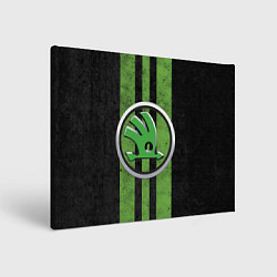 Картина прямоугольная Skoda Green Logo Z