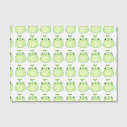 Холст прямоугольный Лягушки-росточки, цвет: 3D-принт — фото 2