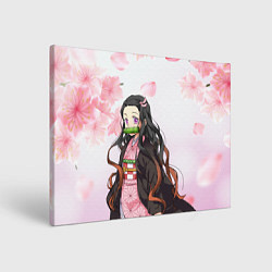Холст прямоугольный НЕЗУКА NEZUKO, цвет: 3D-принт