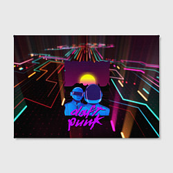 Холст прямоугольный Daft Punk Electrix, цвет: 3D-принт — фото 2
