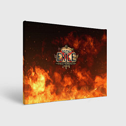 Картина прямоугольная Path of Exile Logo Путь изгнанника Лого Z