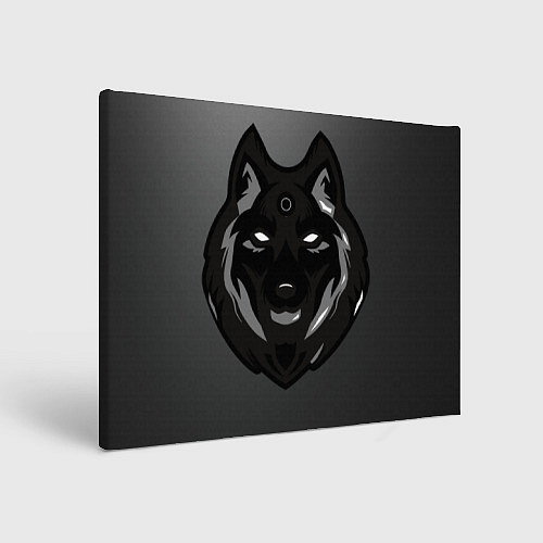 Картина прямоугольная Демон волк / 3D-принт – фото 1