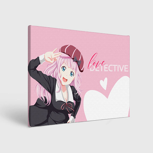 Картина прямоугольная Love Detective / 3D-принт – фото 1