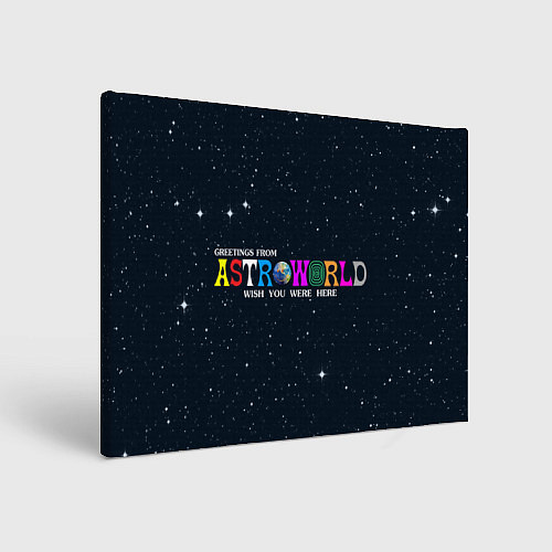 Картина прямоугольная Astroworld / 3D-принт – фото 1