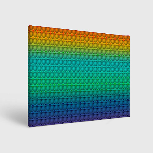 Картина прямоугольная POP IT СИМПЛ ДИМПЛ / 3D-принт – фото 1