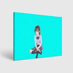 Холст прямоугольный Anime girl, цвет: 3D-принт